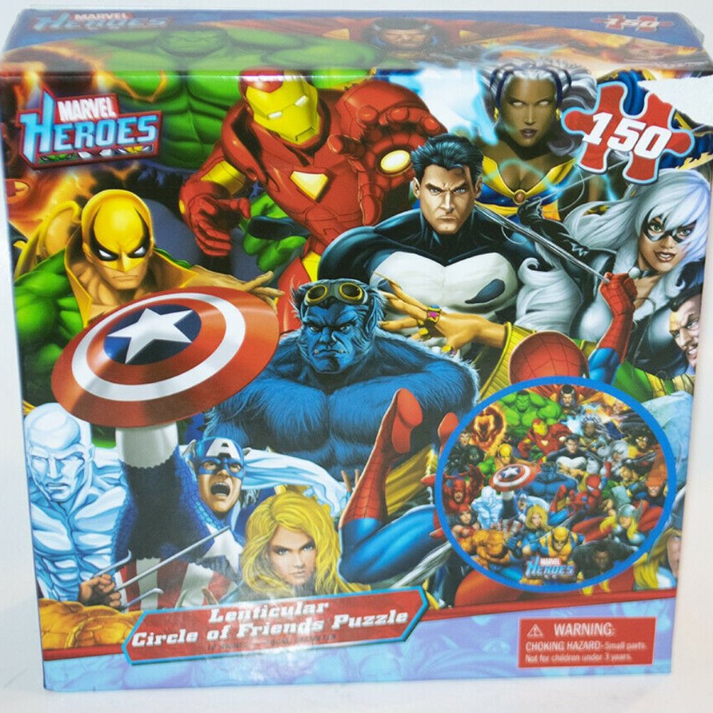 Marvel Heroes Comics Lenticular 3D Puzzle